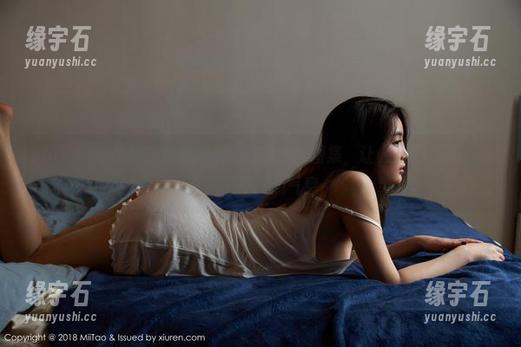 MiiTao蜜桃社 - 月音瞳的无圣光黑色图集，让人想象和窥视，不同寻常的气息-缘宇石