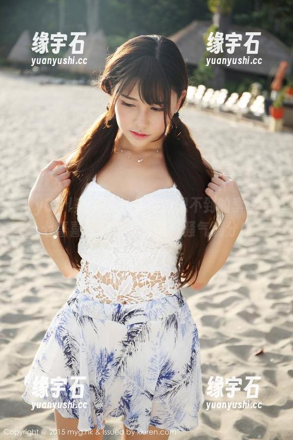 MyGirl美媛馆 - 你绝对想不到的李李七七喜喜泳装原图合集，骚气满分！-缘宇石