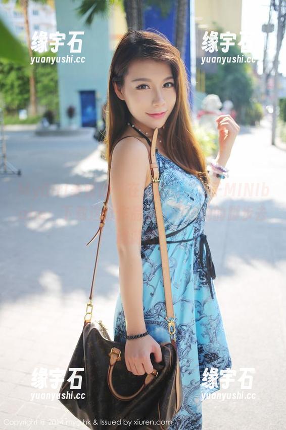 MyGirl美媛馆 - 在海边的糯美子MINIbabe：下载这份作品集，跟随她的脚步去遨游吧！-缘宇石