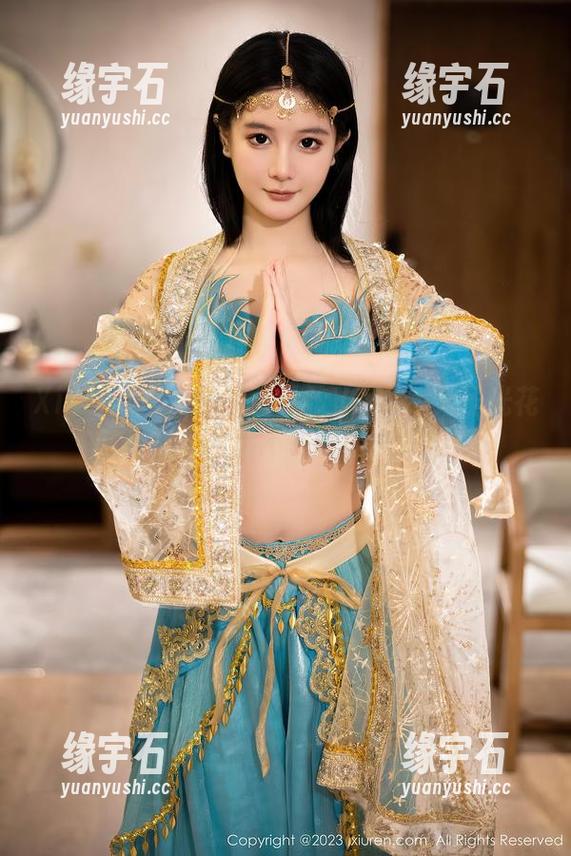 Xiuren秀人网 - 金幼汐Vivian无圣光花嫁合集，看她不一样的甜美反叛-缘宇石