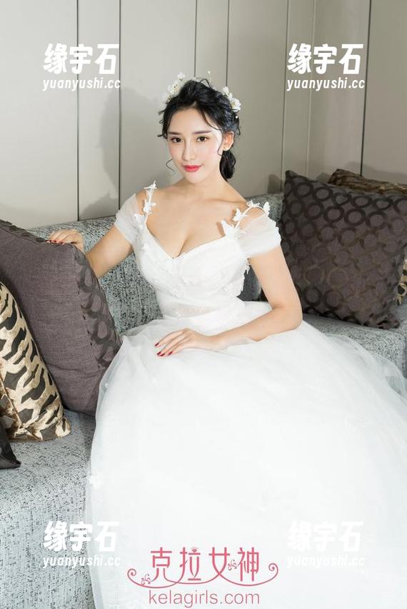 克拉女神 - 图片分享：璇子在婚纱里撒娇，单身狗们准备好心碎了吗？-缘宇石