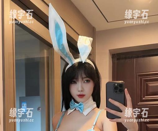 微密圈 - 琳铛铛带你遨游——蓝色印花比基尼作品集，绝对不失身材秘笈！-缘宇石