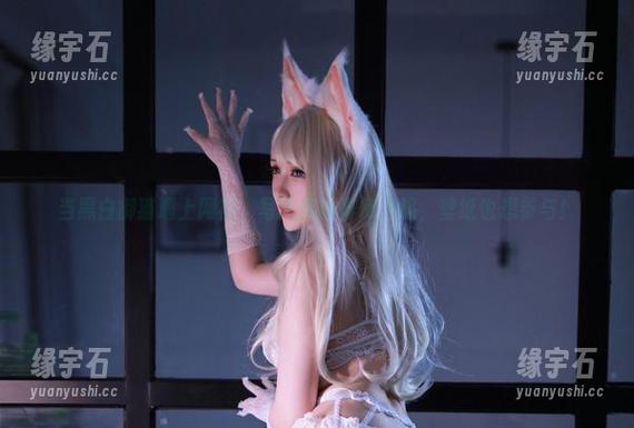 当黑白御猫遇上网袜,写真界的奇幻之旅,壁纸也想参与!-缘宇石 当黑白御猫遇上网袜,写真界的奇幻之旅,壁纸也想参与!-缘宇石